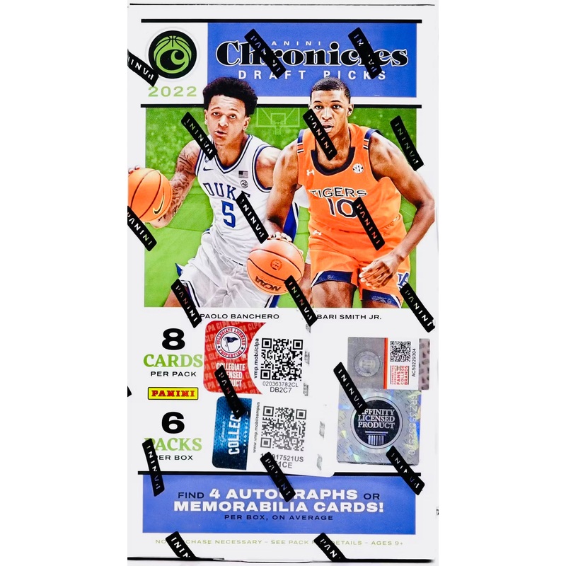 2022 Panini Chronicles DP Hobby Basketball Box *4 Autos