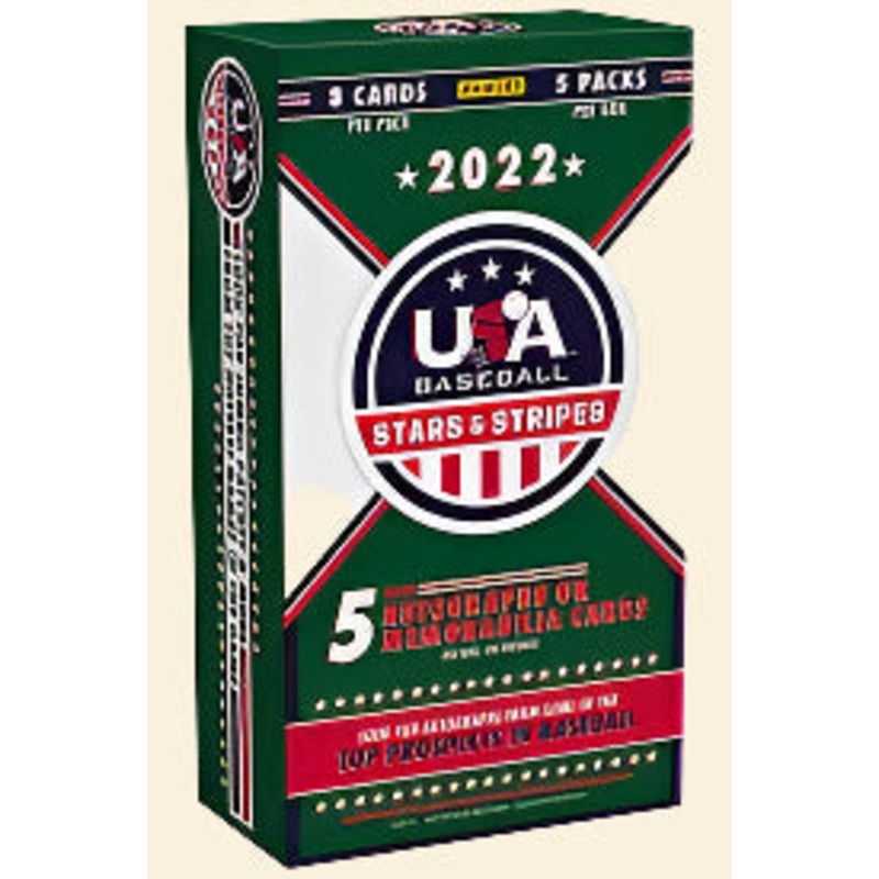 2022 Panini USA Baseball Stars & Stripes Hobby Box