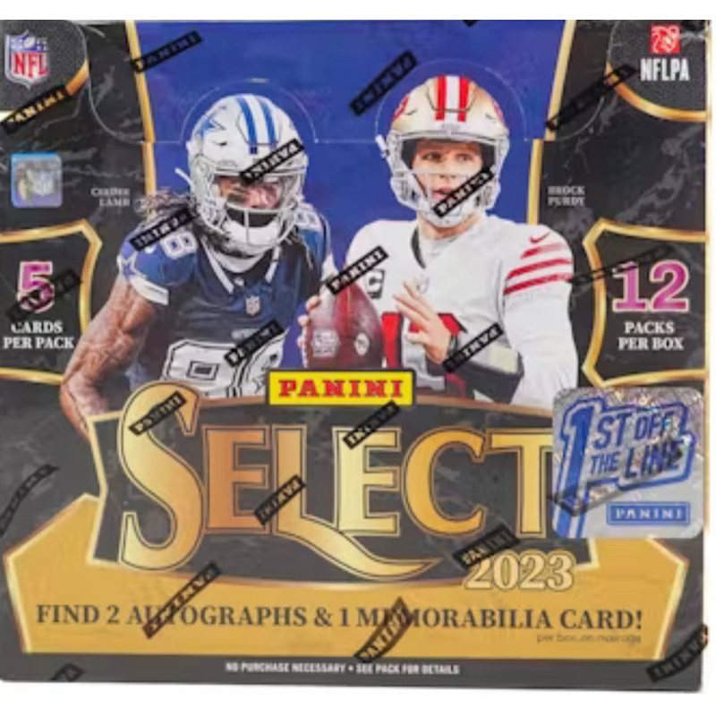 2023 Panini Select Football FOTL 1st Off The Line Hobby Box