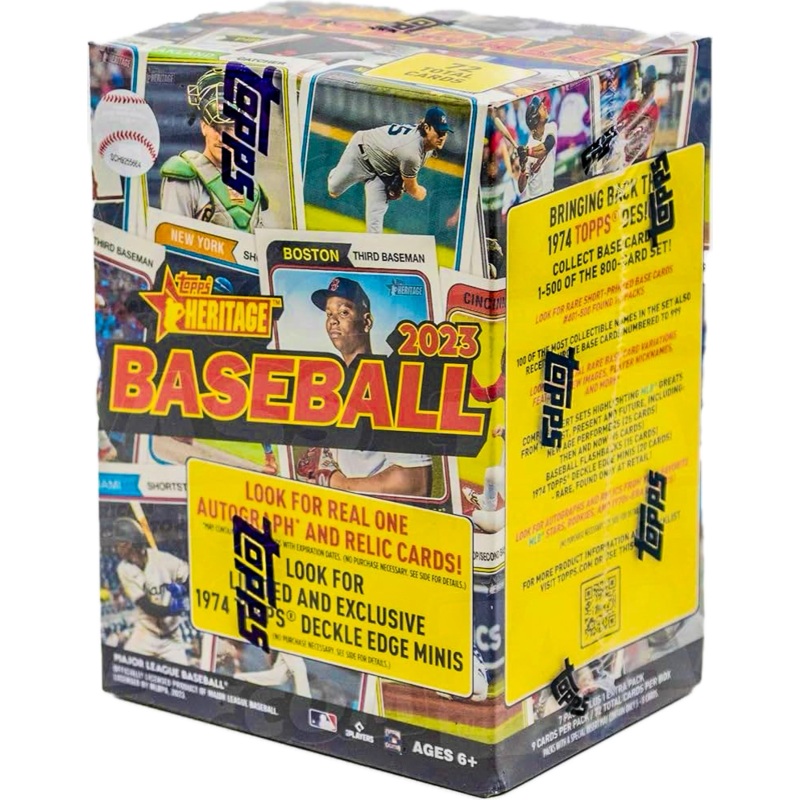 2023 Topps Heritage Baseball Blaster Box