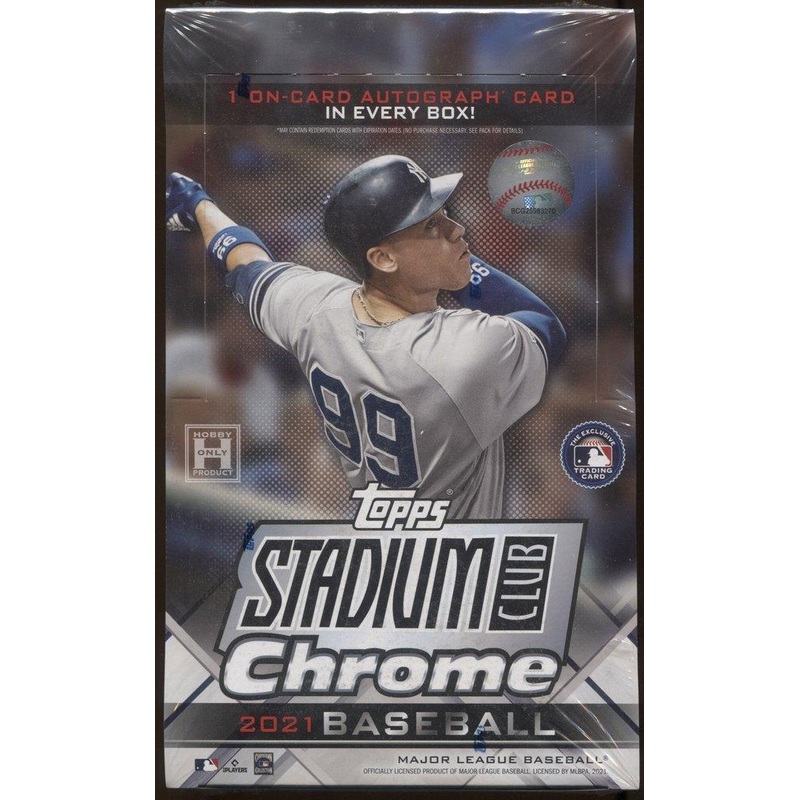 2021 Topps Stadium Club Chrome Baseball Hobby Box