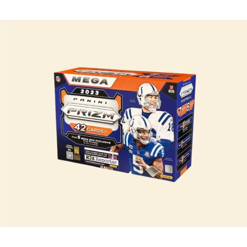 2023 Panini Prizm Football Sealed Mega Box *Pink Prizms*
