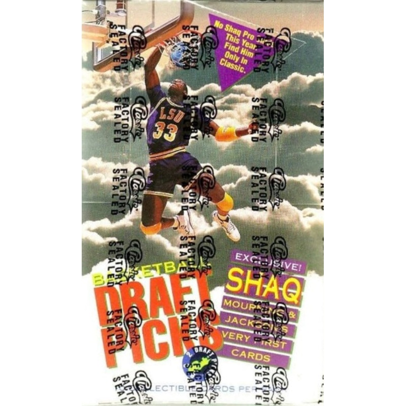 1992 Draft Picks Sealed Box Shaq