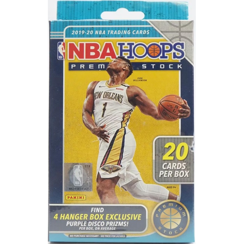 2019-20 NBA Hoops Prem Stock Sealed Hanger Box