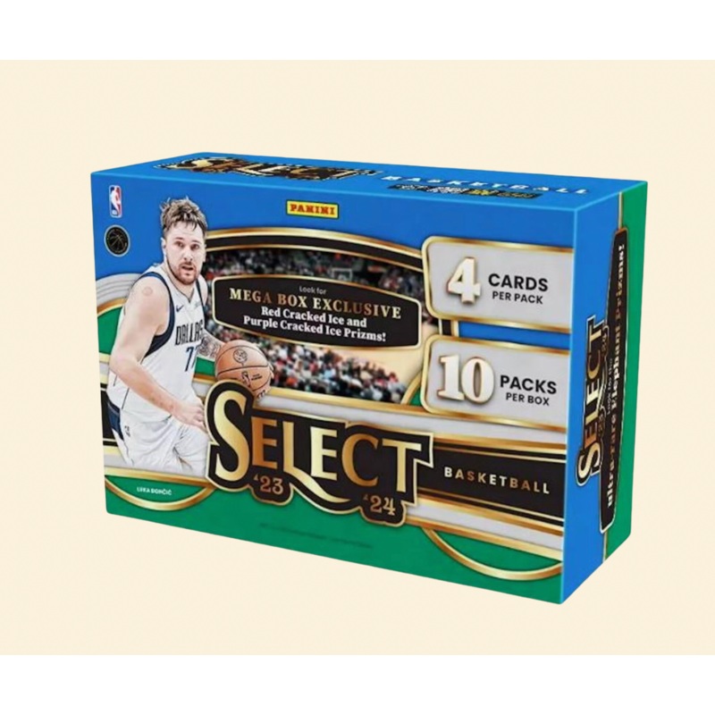 2023-24 Panini Select BasketballMega Box (Red/ Purple Cracked Ice)