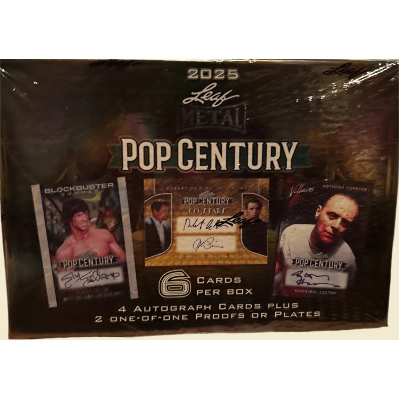 2025 Leaf Metal Pop Century Sealed Hobby Box