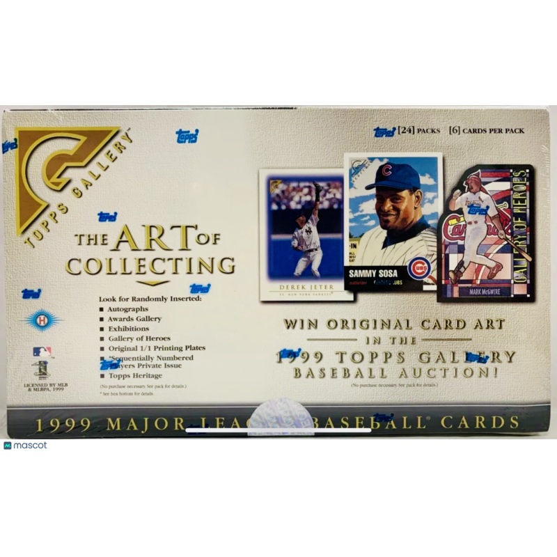 1999 Topps Gallery Baseball Hobby Box