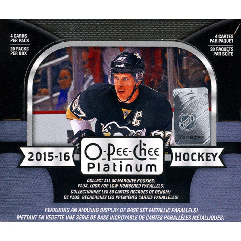 2015 O-Pee-Chee OPC Platinum Hockey Hobby Box *McDavid RCs*