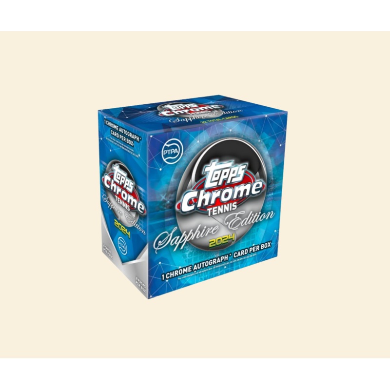 2024 Topps Chrome Tennis Sapphire Edition