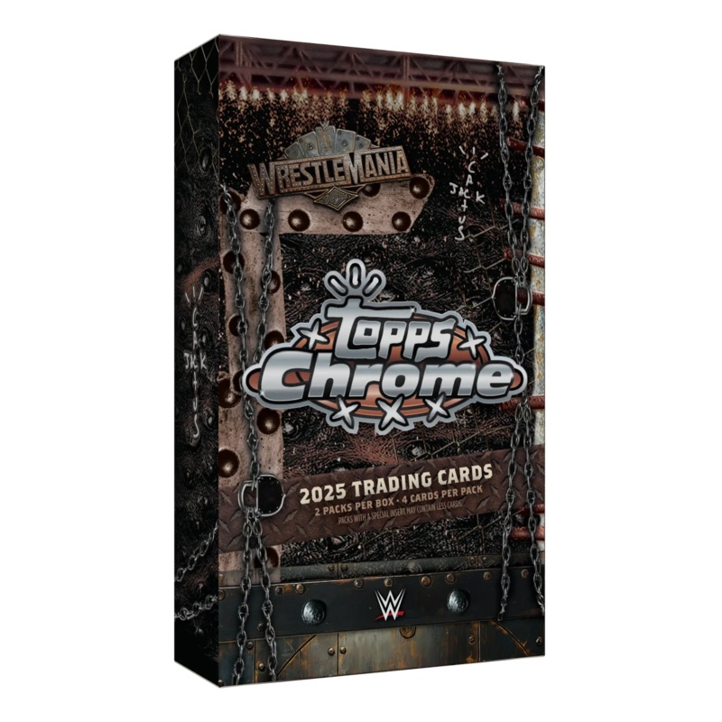 Travis Scott 2025 WWE Topps Chrome Cactus Jack Travis Scott Edition Wrestlemania