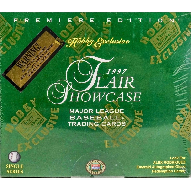 1997 Flair Showcase Baseball Sealed Hobby Box