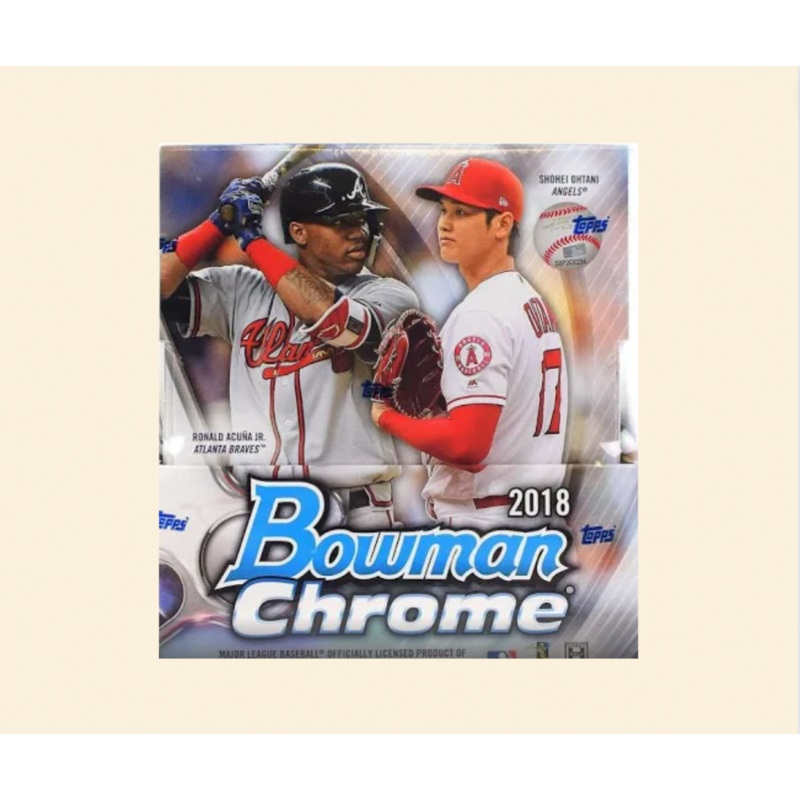2018 Bowman Chrome Baseball Sealed Hobby Box