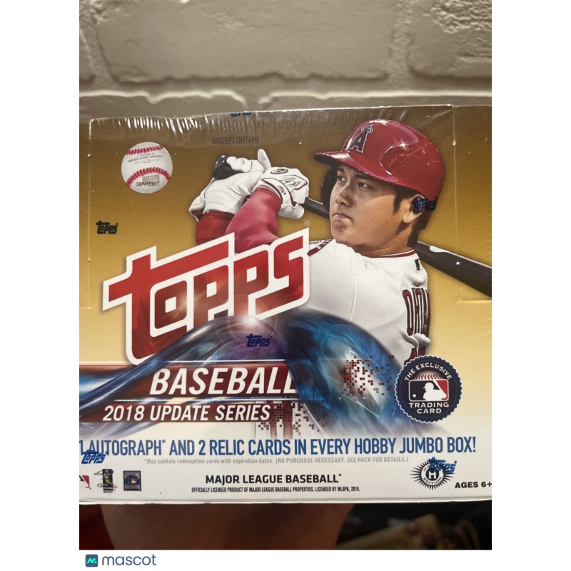 2018 Topps Update Jumbo Hobby Box