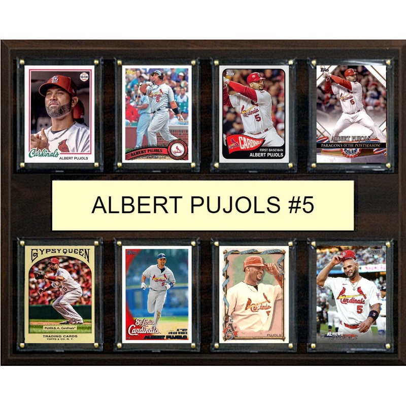 Albert Pujols Plaque 8 Cards Topps Bowman 2023 2024 2022 St Louis Cardinals