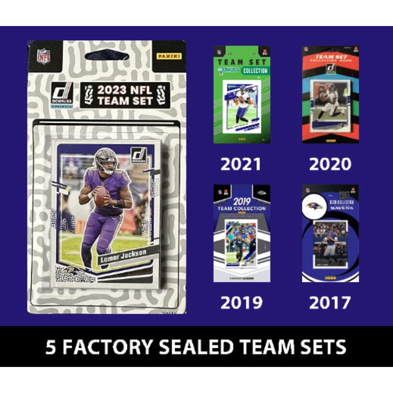 2023 Donruss Baltimore Ravens Team Set MultiPack 2021 2020 2019 2017 Lamar Jackson