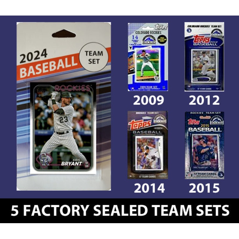 2024 Topps Colorado Rockies Team Set MultiPack 2006 Helton 2008 2013 2017 Arenado