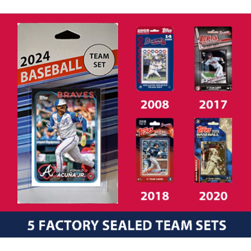 2024 Topps Series 1 Atlanta Braves Team Set Acuna Strider MultiPack Chipper