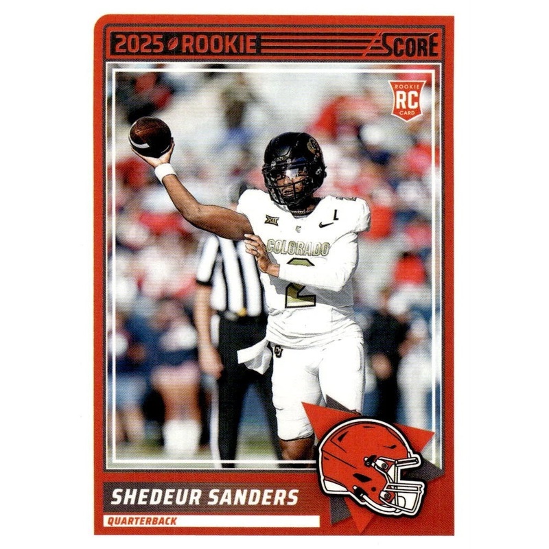 2025 SCORE NFL RC 15 Shedeur Sanders – Cleveland Browns