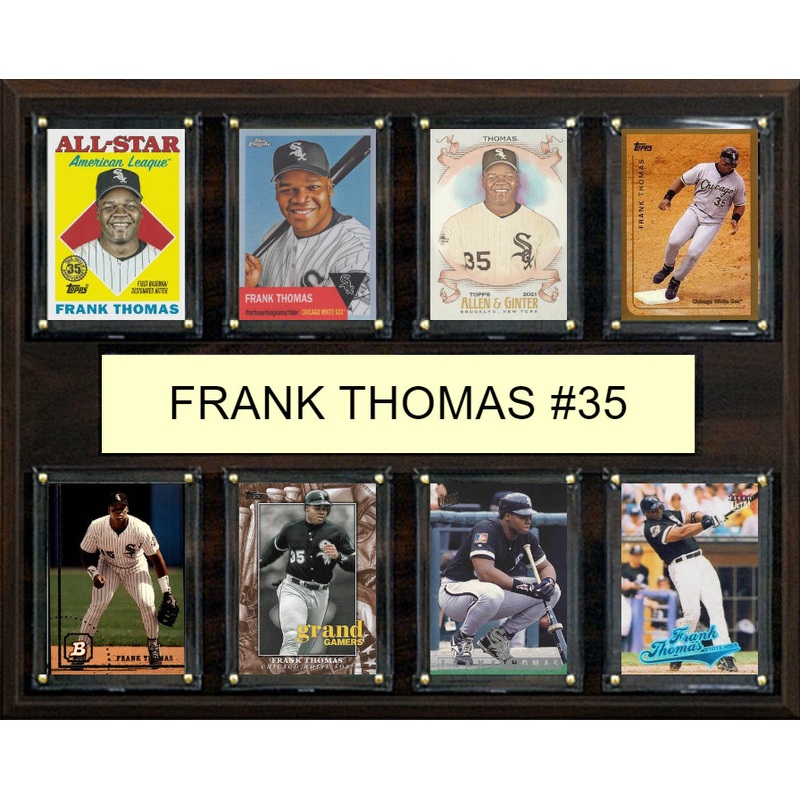 Frank Thomas 35 8 Card Plaque Topps Bowman 2025 2024 Chicago White Sox