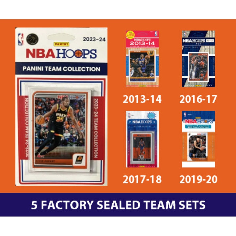 2023-24 NBA HOOPS Phoenix Suns Team Set MultiPack Durant Booker 2022 2015 2013 2014