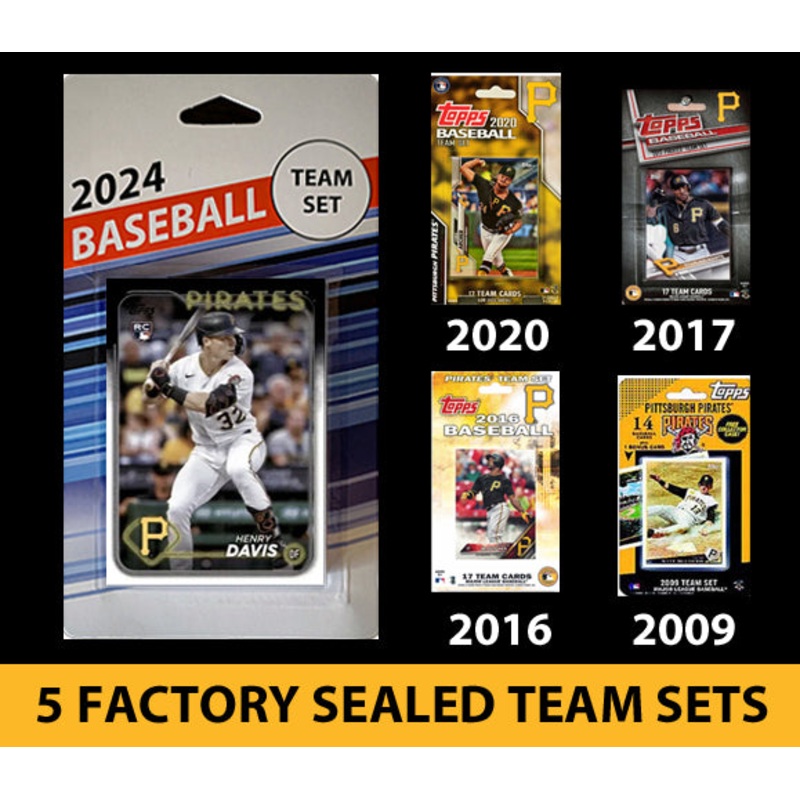 2024 Topps Pittsburgh Pirates Team Set Henry Davis RC MultiPack 2020 2016 2009