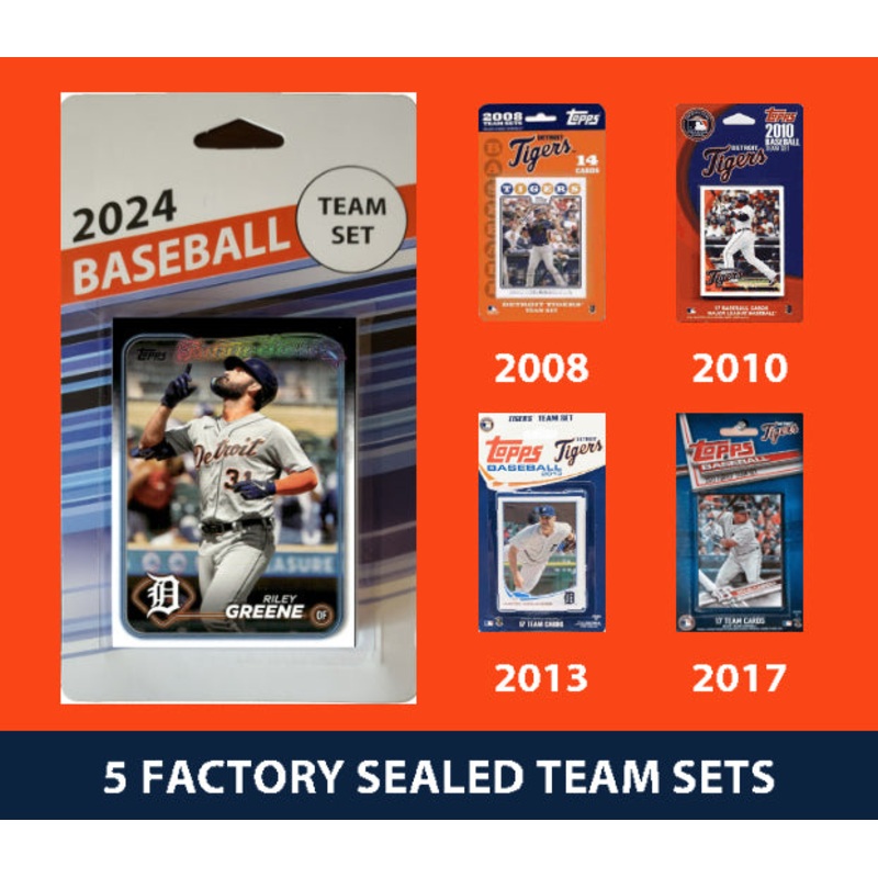 2024 Topps Series 1 Tigers Greene Cabrera Team Set MultiPack 2008 2010 2013 2017