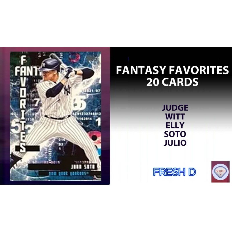 2024 Topps Series 2 Fantasy Favorites Set of 20 Juan Soto Elly De La Cruz Ohtani Judge