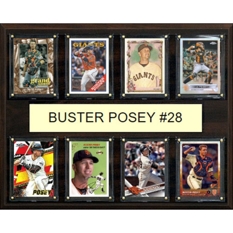 Buster Posey #28 Plaque 8 Cards Topps Bowman 2023 2024 2022 San Francisco Giants