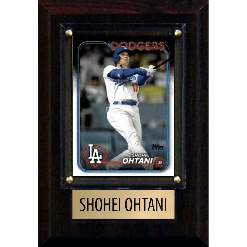 Shohei Ohtani 2024 2025 Bowman Topps Los Angeles Dodgers 4×6 Plaque