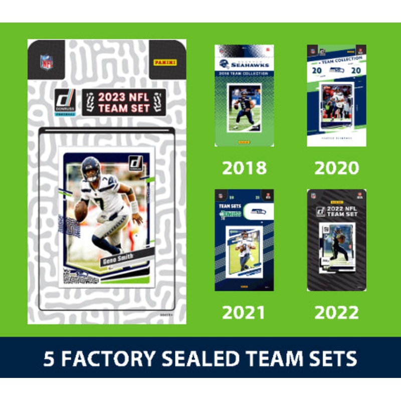 2023 Donruss Seattle Seahawks Team Set MultiPack 2022 2021 2020 2019 Metcalf