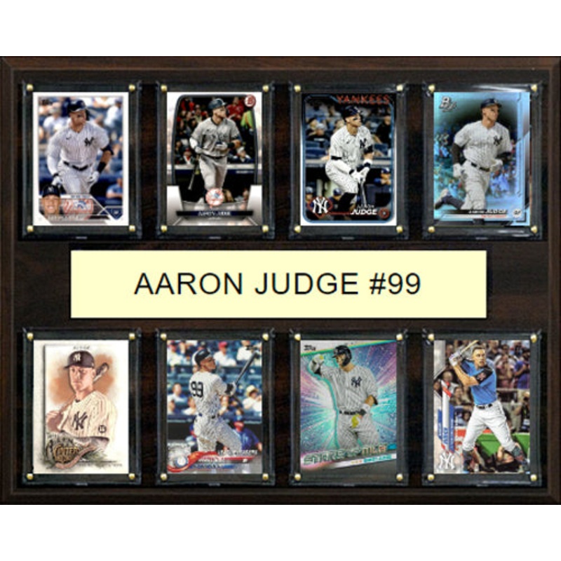 Aaron Judge #99 Plaque 8 Cards Topps Bowman 2025 2024 2022 New York Yankees