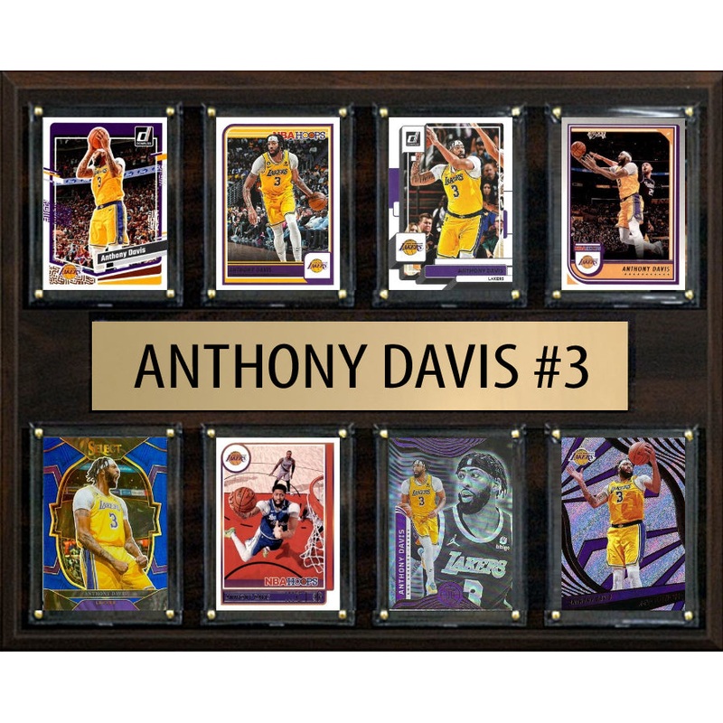Anthony Davis 8 Card Plaque Donruss Hoops Fleer 2025 2024 Los Angeles Lakers