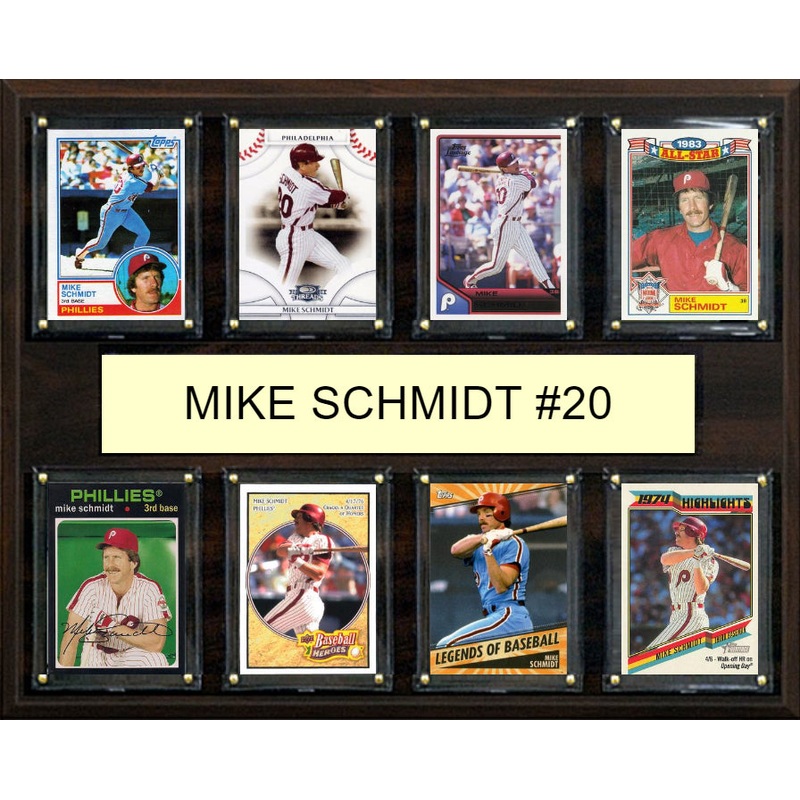 Mike Schmidt 20 8 Card Plaque Topps Bowman 2025 2024 Philadelphia Phillies