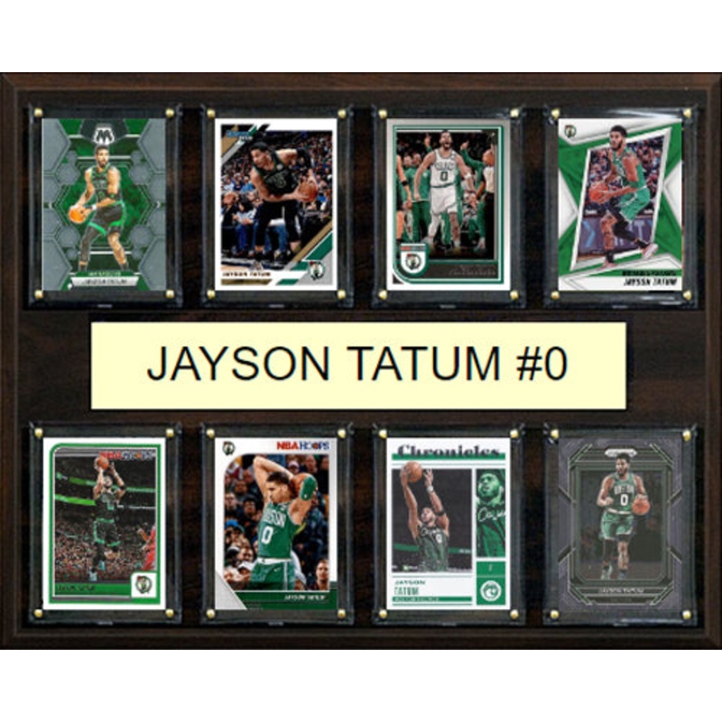 Jayson Tatum #0 Plaque 8 Cards Hoops Prizm Donruss 2025 2024 2022 Boston Celtics