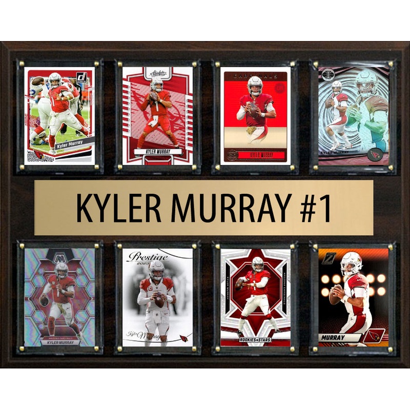 Kyler Murray 8 Card Plaque Donruss Fleer Topps 2023 2024 Arizona Cardinals