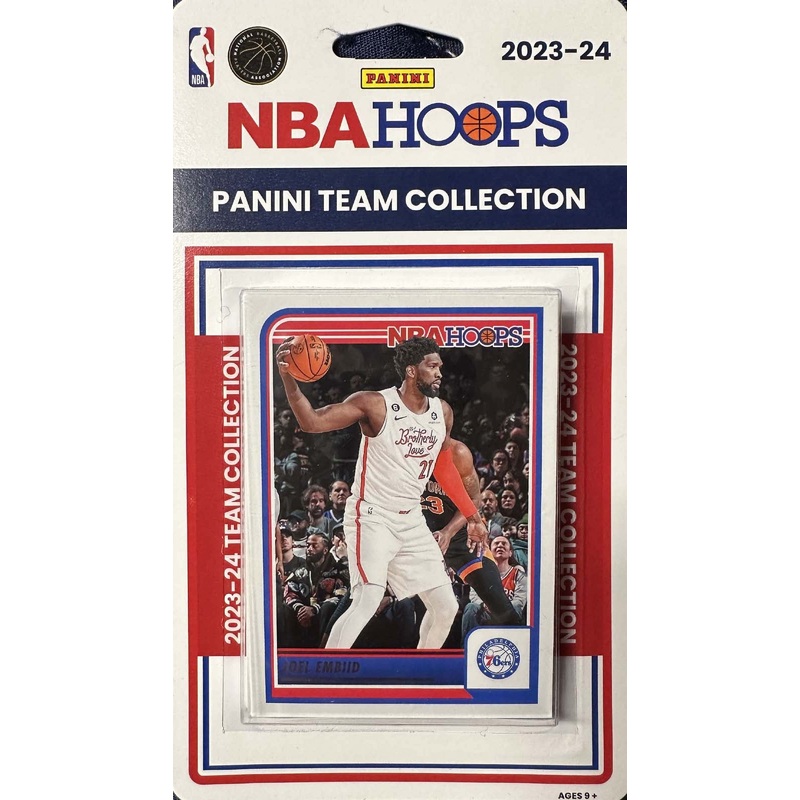 Philadelphia 76ers 2023 2024 Hoops Factory Sealed Team Set Joel Embid