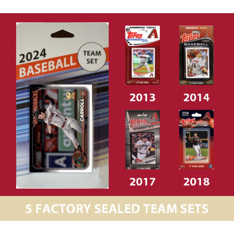 2024 Topps Series 1 Arizona Diamondbacks Team Set MultiPack Corbin Carroll 2017 2018 2014