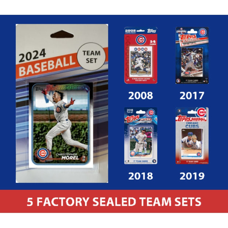2024 Topps Series 1 Chicago Cubs Team Set Morel MultiPack 2008 2017 2018 2019 Rizzo