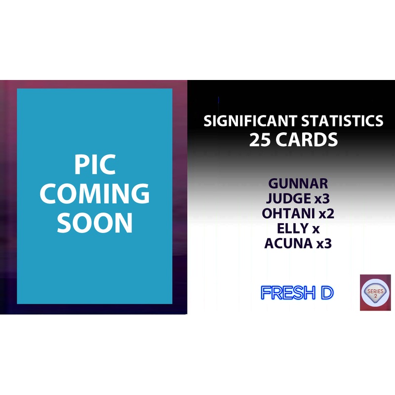 2024 Topps Series 2 Significant Statistics Set of 25 Dominguez Elly De La Cruz Witt Judge Ohtani Acuna