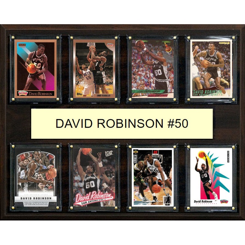 David Robinson 50 8 Card Plaque Donruss Hoops Fleer Topps 2025 2024 San Antonio Spurs