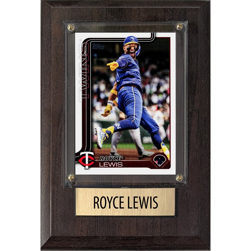 Royce Lewis Minnesota Twins 2025 2024 Topps Bowman 4×6 Gift Plaque