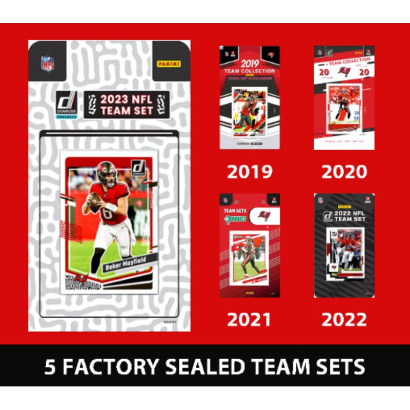 2023 Donruss Tampa Bay Bucaneers Team Set MultiPack 2022 Tom Brady 2021 2020 2019