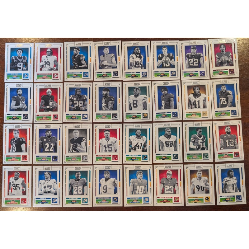 2025 SCORE The Franchise 32 Card Insert Set Mahomes Burrow Jayden Daniels