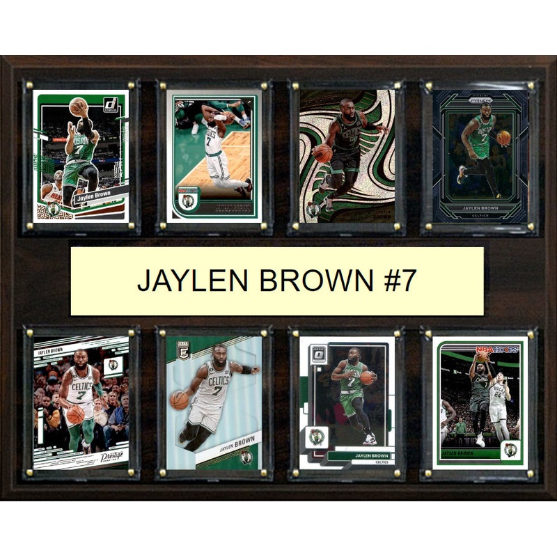 Jaylen Brown 8 Card Plaque Donruss Hoops Fleer Topps 2025 2024 Boston Celtics