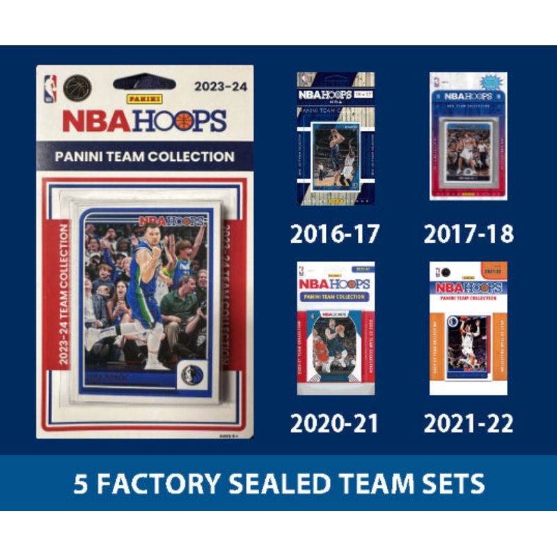 2023-24 NBA HOOPS Dallas Mavericks Team Set MultiPack Luka Doncic 2022 2018 2020