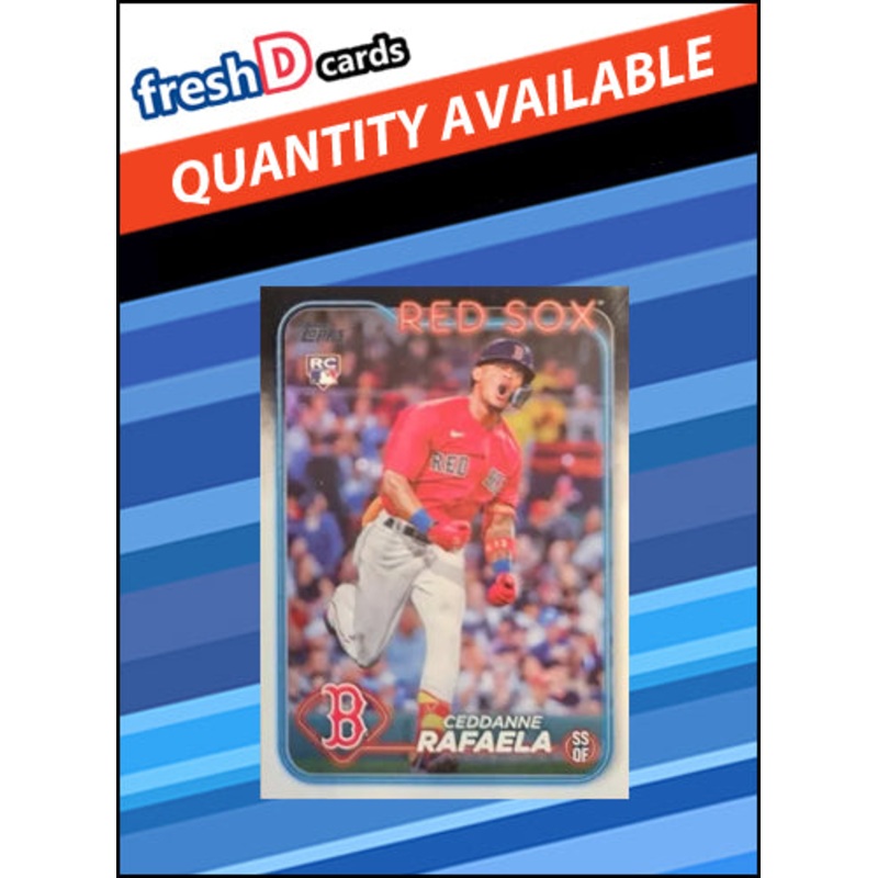 2024 Topps Series 1 #313 Ceddanne Rafaela Boston Red Sox RC