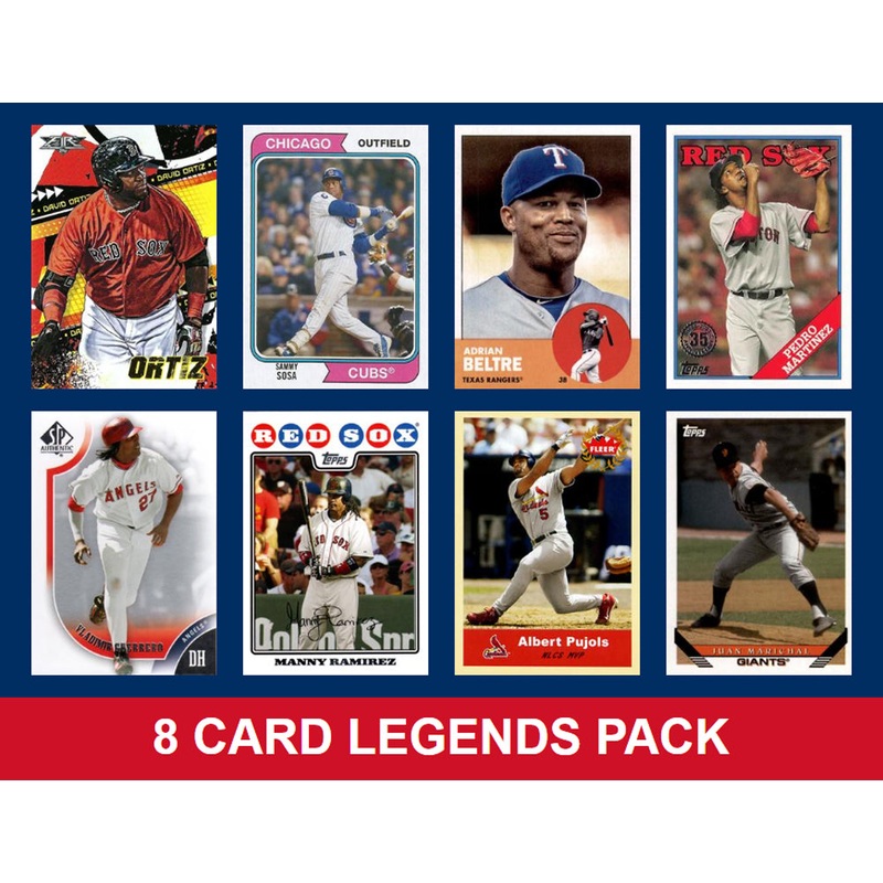 Dominican Republic 8 Card MLB Legends Pack 2024 2023 Topps Bowman Ortiz Ramirez