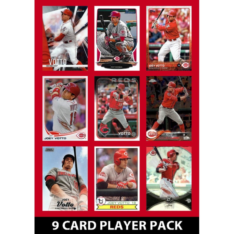 Joey Votto Cincinnati Reds 9 Card Player Pack 2025 2024 Topps Bowman