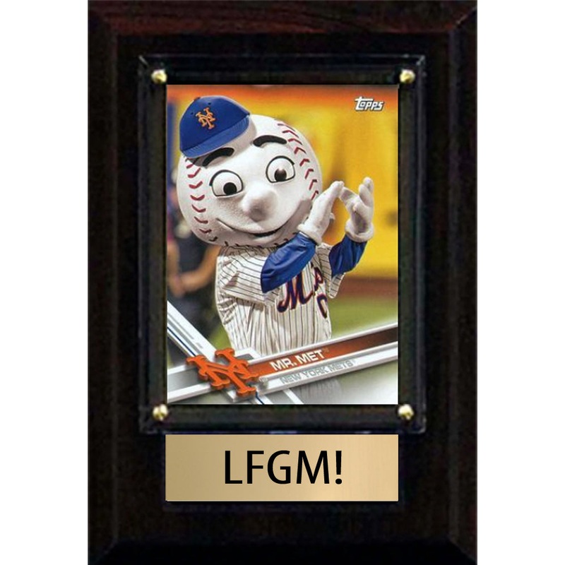 Mr Met 2024 Mets LFGM! 4×6 Plaque – 2017 Topps NYM-2