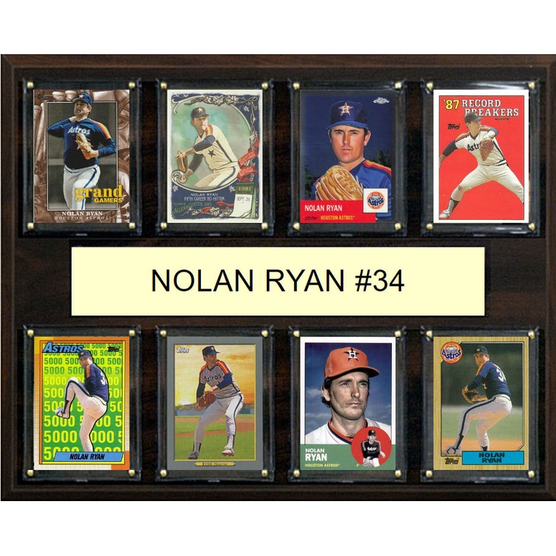 Nolan Ryan #34 Plaque 8 Cards Topps Bowman 2023 2024 2022 Houston Astros